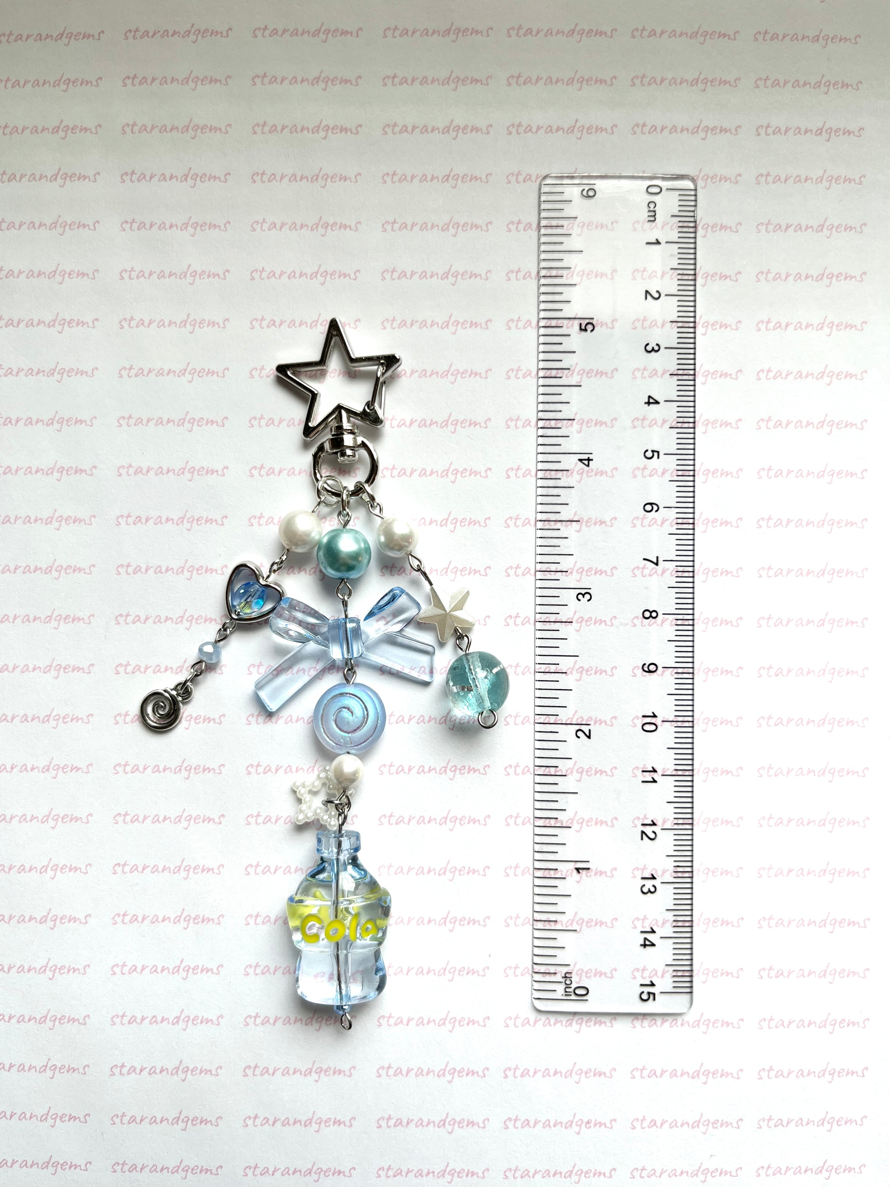 Blue Soda Keychain