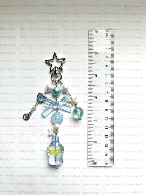 Blue Soda Keychain