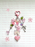 Lace Heart Keychain
