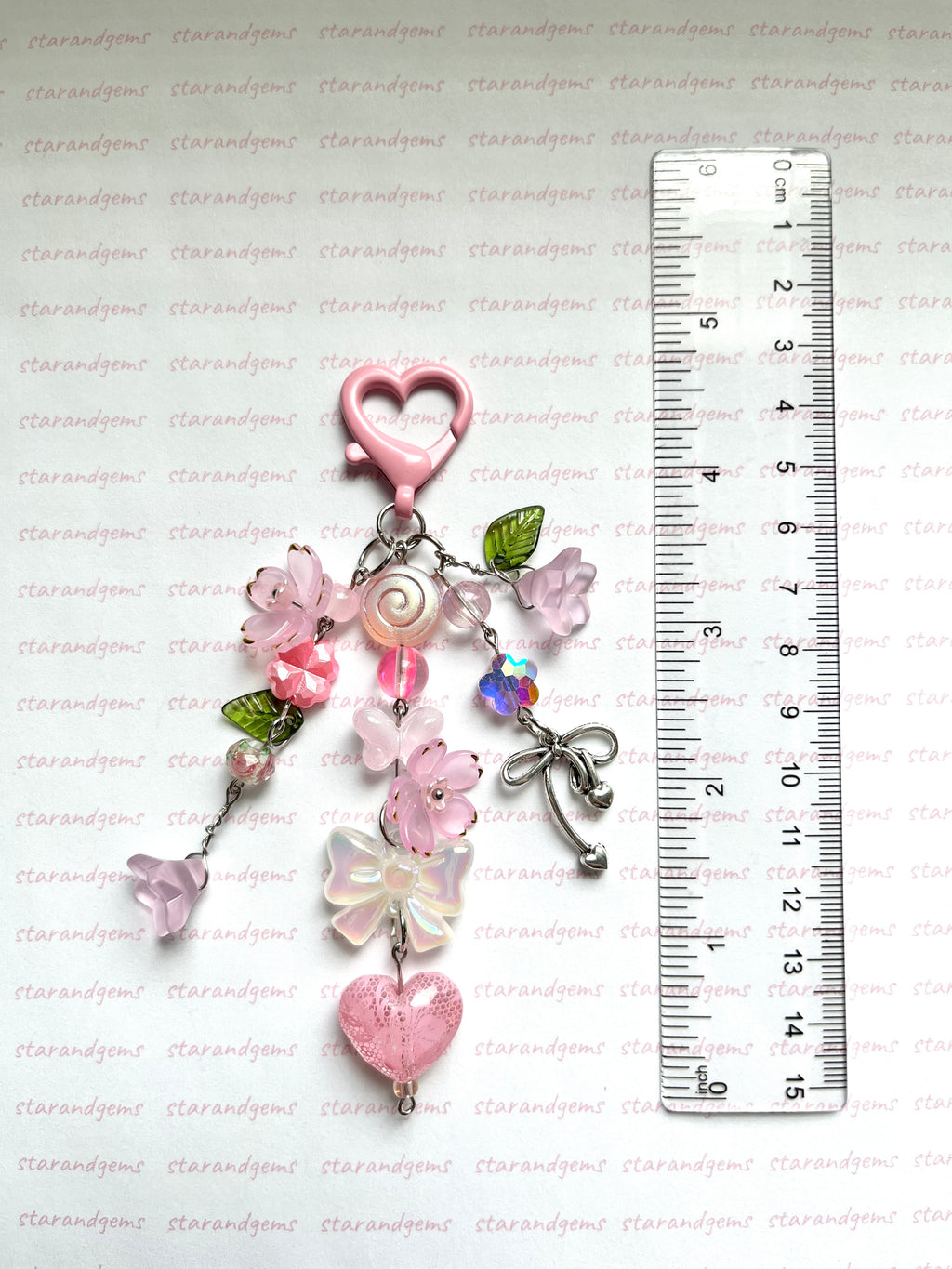 Lace Heart Keychain