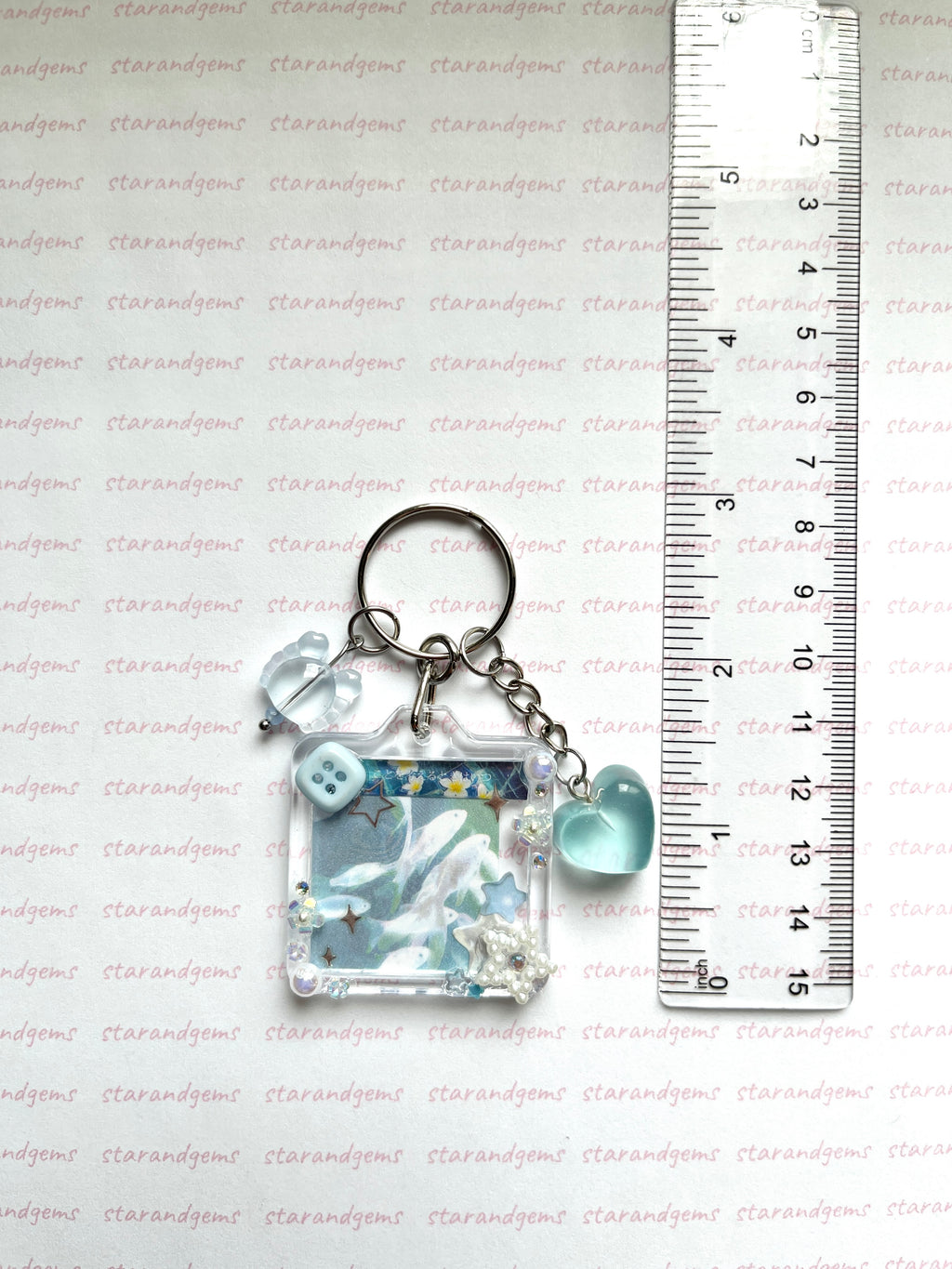 Sea Photo Keychain